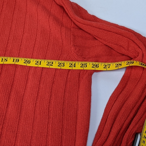 United Colours of Benetton Vintage Red Knit Sweater, Size XL - Picture 7 of 11
